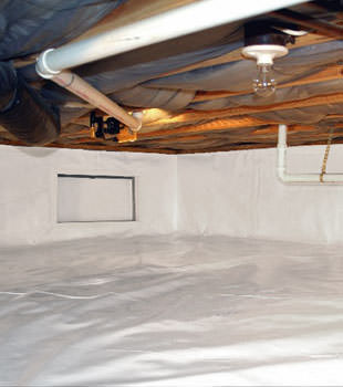 A complete crawl space repair system in Staten Island