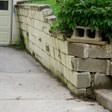 a collapsing retaining wall in Queens