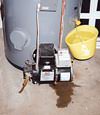 A Saint Albans, New York home with a flooding water heater