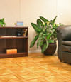 flooring with a parquet tile design installed in Queens, New York