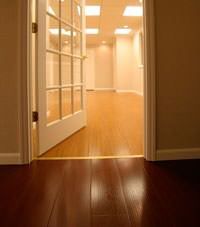 Basement Wood Flooring installed in Queens, New York