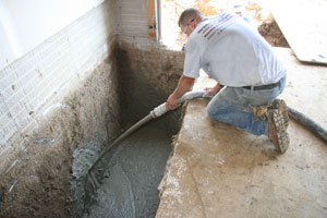 Cellular Concrete Installation
