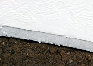 Insulation installed on a crawl space floor in Ozone Park