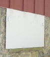 head-on view of one of our doors installed in Whitestone for crawl spaces