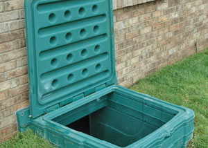 lockable crawl space access door installed in Bronx