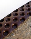 Crawl space drainage matting in a home in Ridgewood, New York