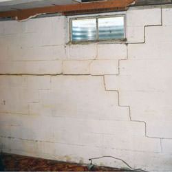 Bowing foundation walls in danger of failure in Howard Beach