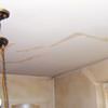 Drywall cracks in Manhattan that were poorly patched and repaired.