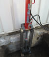 Brooklyn foundation with settlement issues being lifted by push piers that were installed by our contractors