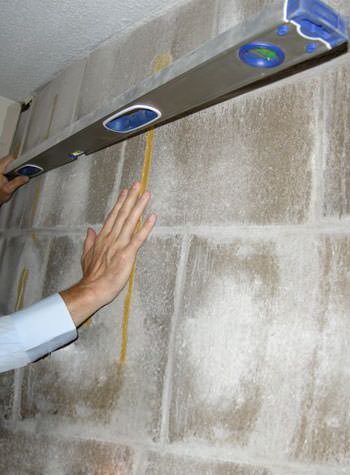 severe foundation wall failure symptoms of a basement wall in Rockaway Park