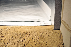 Insulating crawl space with foam insulation in Staten Island