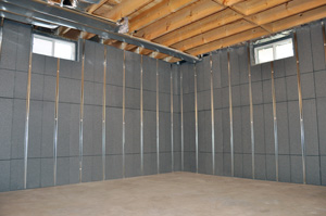 Insulating and finishing basement walls in New York City