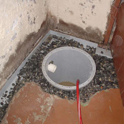 Installing a sump in a sump pump liner in a Bronx home