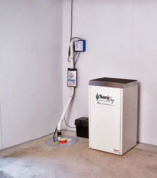 basement waterproofing system installed in staten island NYC