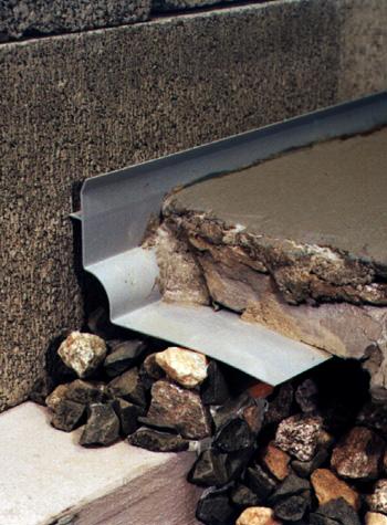 below foundation slab drain system for installing a French drain in Rosedale