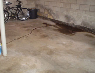 basement floor crack repair system in New York