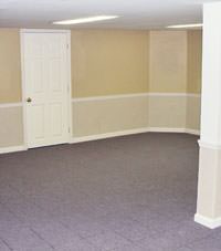 Plastic 20-mil vapor barrier for dirt basements, Ridgewood, New York installation