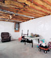 CleanSpace® basement wall vapor barrier installed in Long Island City