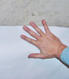 closeup of a plastic basement wall covering on concrete in Long Island City